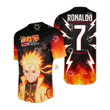 Pitch of the Hidden Leaf Legend - Naruto & Ronaldo - Naruto T-Shirt