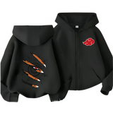 Warped Spiral Trickster - Tobi - Naruto Zipper Hoodie