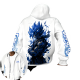 Solar-Ki Super Saiyan Surge - Goku - Dragon Ball Zipper Hoodie