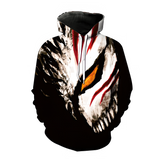 Hollowmask Moonlit Resolve - Ichigo - Bleach Hoodie