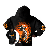 Eclipse-Forged Saiyan Rivalry - Goku & Vegeta - Dragon Ball Hoodie