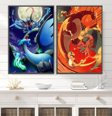 Aurora-Drenched Pokéverse Dreamscape - Pokemon - Pokemon Poster / Wall Art - View 4