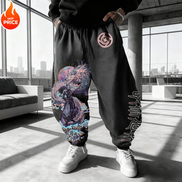 Abysswoken Ravenfold Apostate - Geto - Jujutsu Kaisen Pants / Trouser - View 2