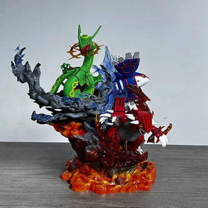 Cataclysm Tri-Genesis Clash - Groudon & Kyogre & Rayquaza - Pokemon Action Figure - View 2