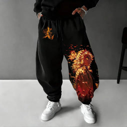 Blazefury Flame-Hashira Stride - Rengoku - Demon Slayer Pants / Trouser