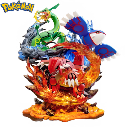Cataclysm Tri-Genesis Clash - Groudon & Kyogre & Rayquaza - Pokemon Action Figure
