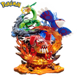 Cataclysm Tri-Genesis Clash - Groudon & Kyogre & Rayquaza - Pokemon Action Figure