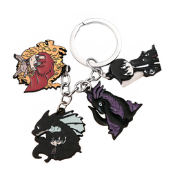 Abyssbound Guildmate Pact - Jin-Woo & Jin-Ho - Solo Leveling Keychain